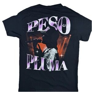 Peso Pluma Double‎ P Records Graphic T-Shirt Black Size Small